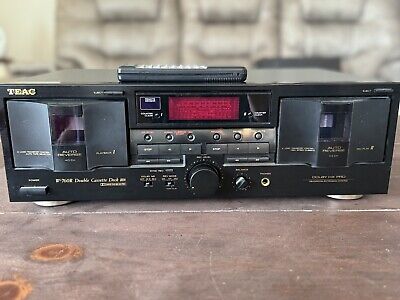 Teac W-760R Double Cassette Deck, With Remote, Auto Reverse 