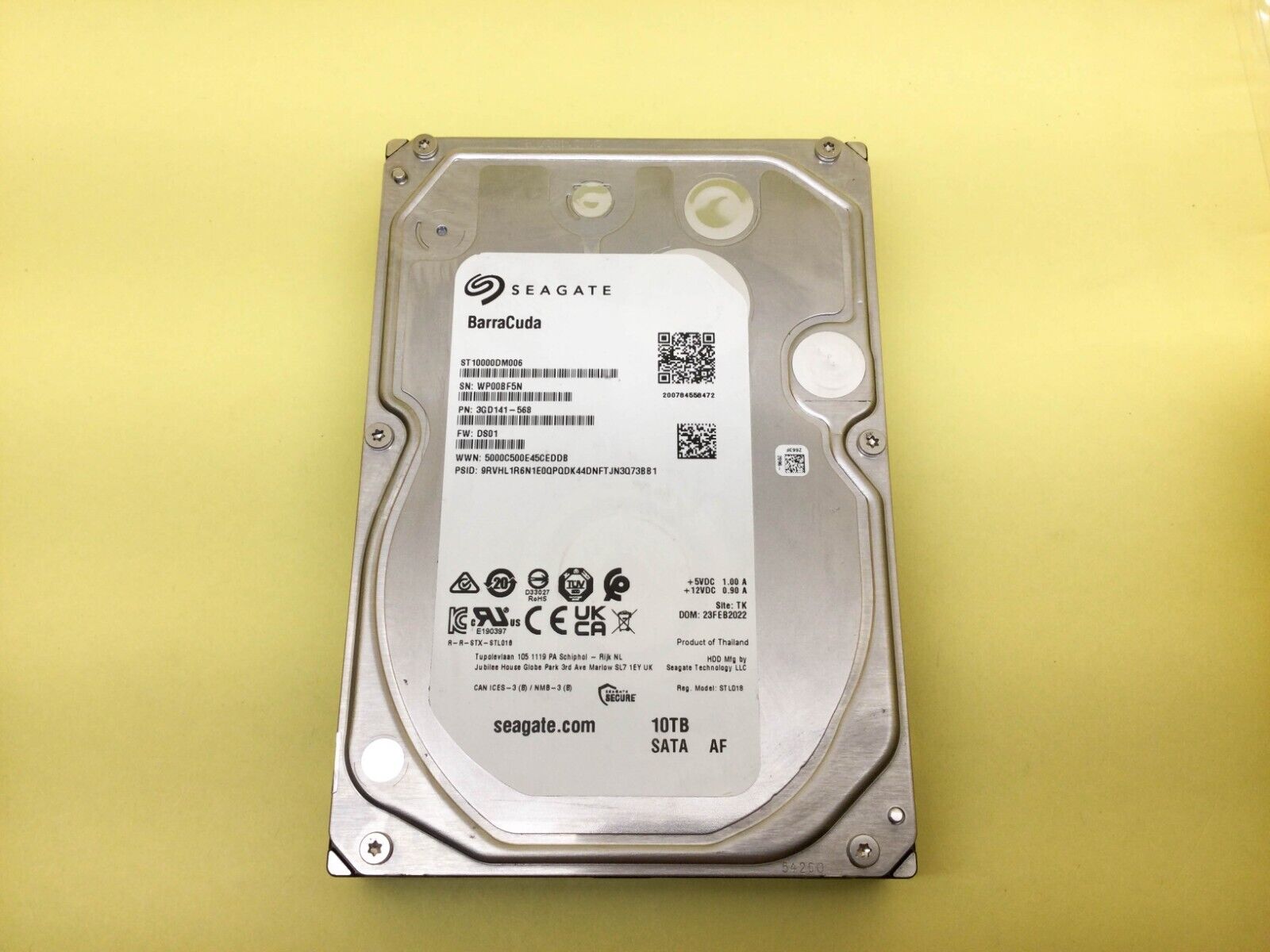 Seagate Barracuda 10TB 7200RPM SATA 6Gbps 256MB 3.5'' HDD Seagate Barracuda 10TB 7200RPM SATA 6Gbps 256MB 3.5'' HDD