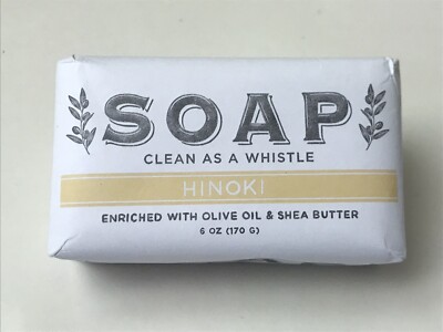 SOAP Clean As A Whistle Hinoki (Cypress) Smells Fresh Great For Guests BRAND NEW