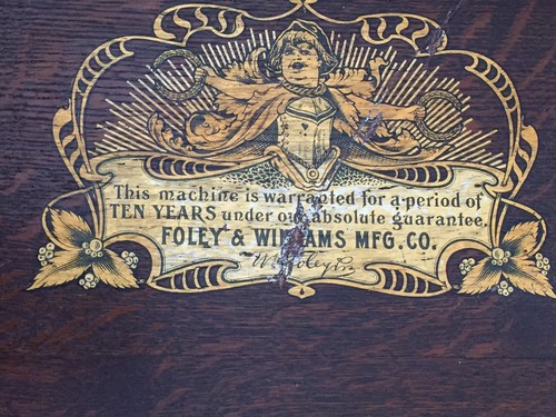 Foley Williams Sewing Machine Lid Cabinet Hinges Included