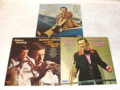 (3) SEALED LP's - Danny Davis: Dream Country,Turn On Some Happy,Travelin (QUAD)