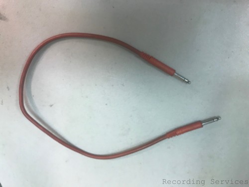 5 x ** RED ** Whirlwind TT Bantam  (20 Inch!) Pro Audio Patch Cables