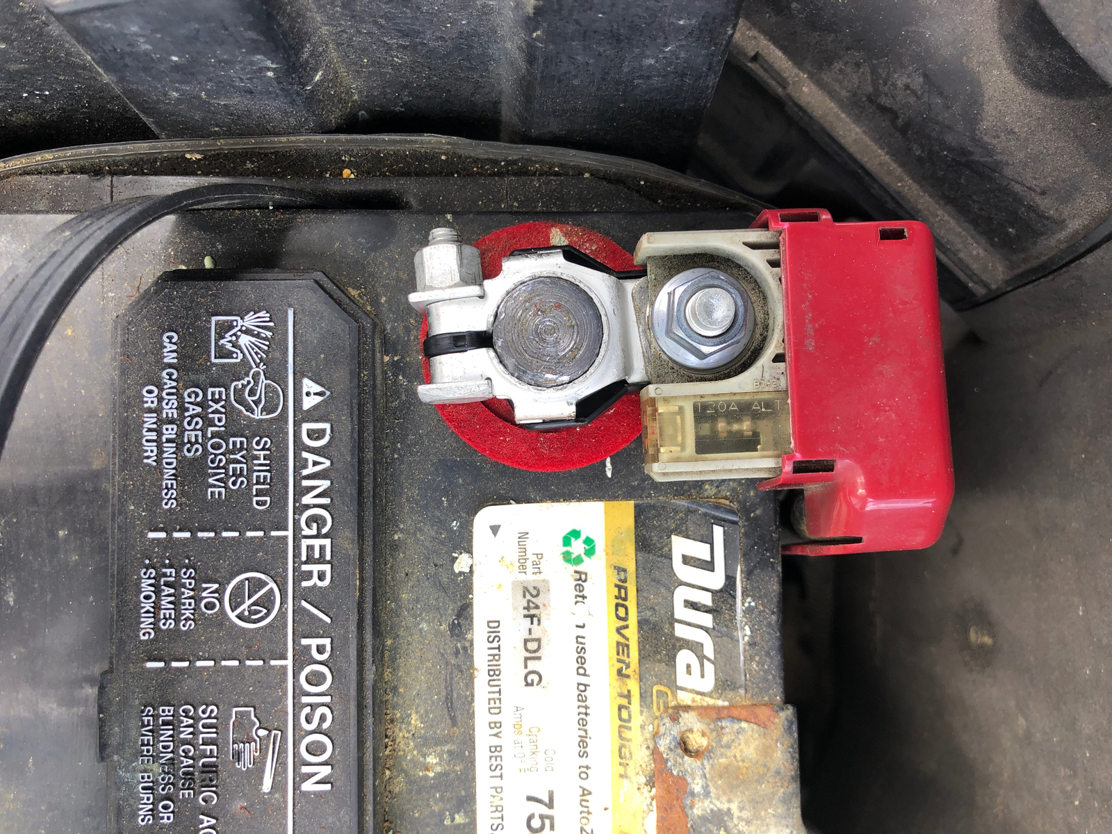 GENUINE NEW OEM Mitsubishi MU800889 POSITIVE Terminal Assembly N+with ...
