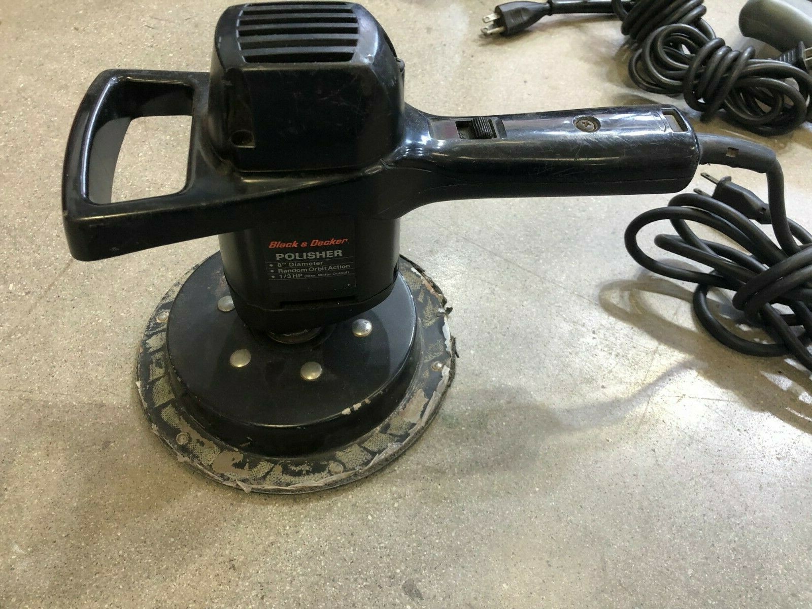 Black & Decker Random Orbit Action Buffer/Polisher #9530 8 Black & Decker Random Orbit Action Buffer/Polisher #9530 8