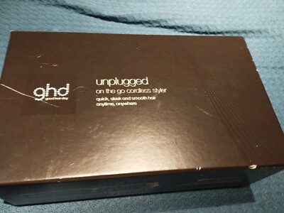 GHD Unplugged On The Go Cordless Styler Flat Iron (BLACK) New