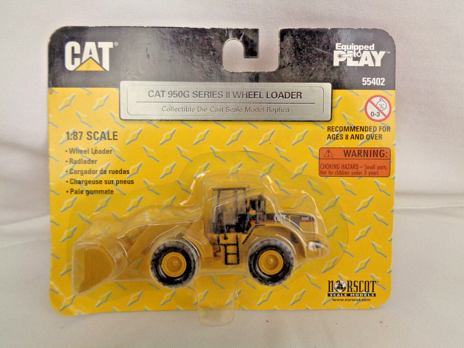 Norscot CAT 950G Series II Wheel Loader 1/87 Diecast #55402 Norscot CAT 950G Series II Wheel Loader 1/87 Diecast #55402