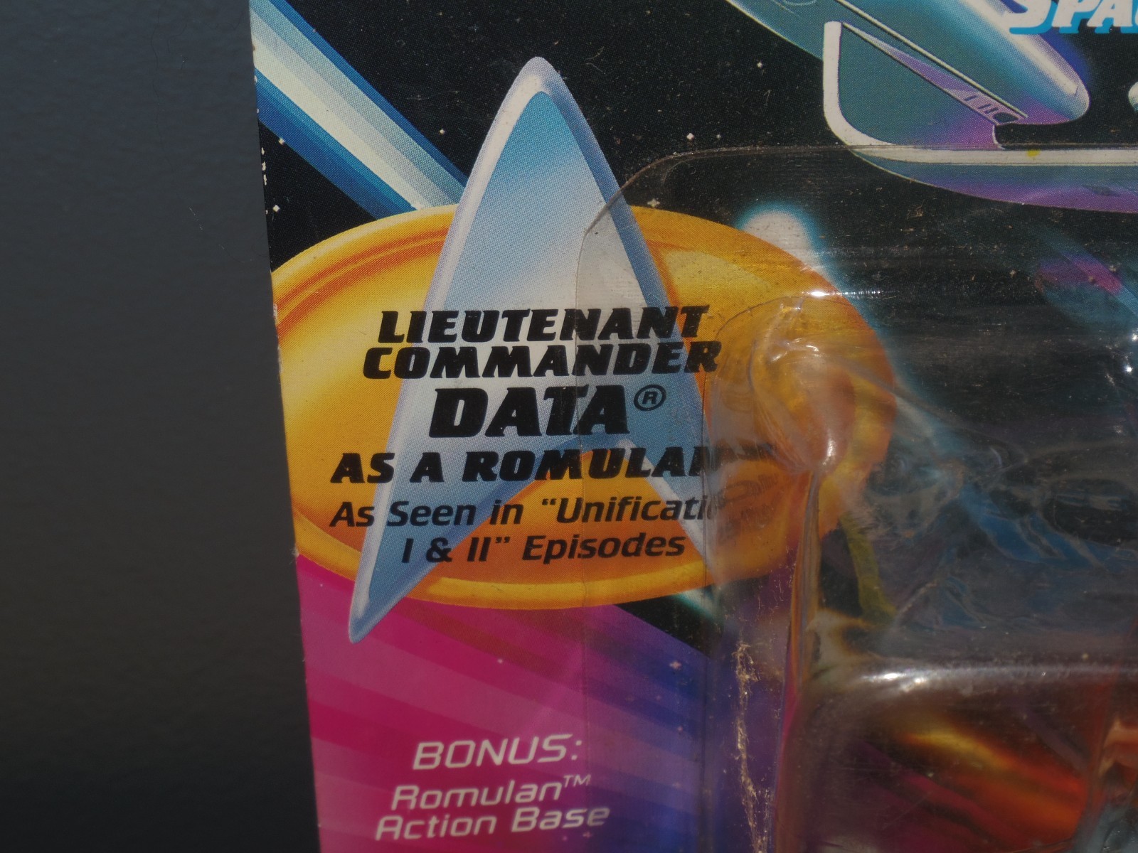 1994 Playmates Star Trek Next Generation Lieutenant Commander Data Romulan - New