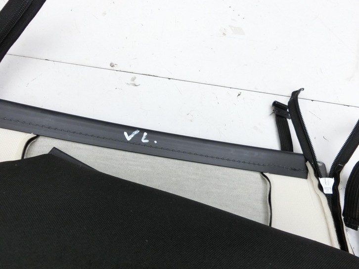 Mini Cooper S F55 LCI 18-21 Sitzbezug Rückenpolster Links Vorne für Fahrer Sitz CARBON BLACK Leder Mini Cooper S... Vorschau 6