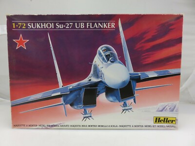 Heller SUKHOI SU-27 UB FLANKER 1/72 Scale Plastic Model Kit 80371 UNBUILT