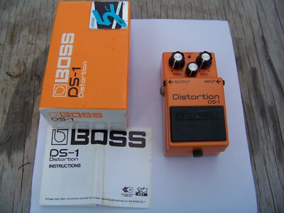 90's Boss DS-1 Distortion pedal Black label Taiwan ACA TA7136AP chip