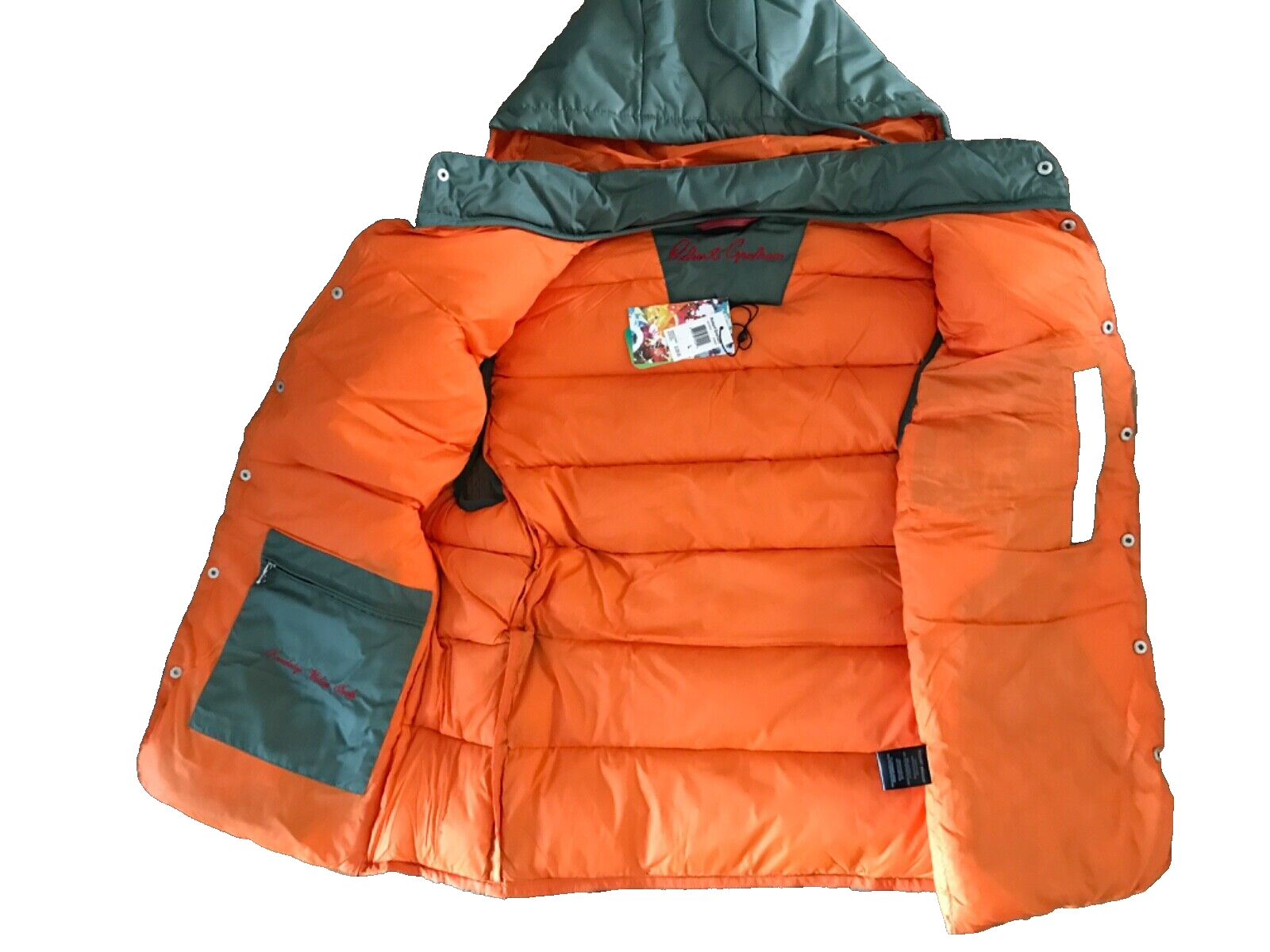 Pre-owned Robert Graham Detachable Hooded Insulated Puffer Vest Jacket Mens Large $326 In Green