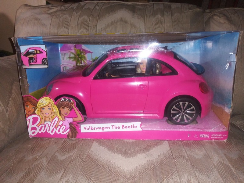 barbie bug car