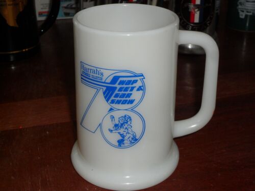 Vintage Coffee Beer Milk Glass Mug From 1978 Harrah