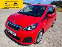 2017 Peugeot 108 1.0 Active Euro 6 3dr Hatchback Petrol Manual