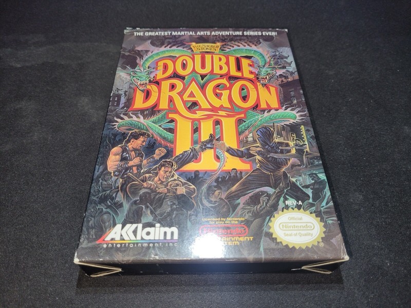 NES 海外正規版Double Dragon I,II,III Double Dragon III 3: The Sacred Stones Authentic Nintendo