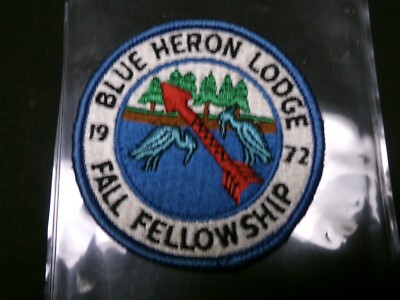 Blue Heron 349 1972 Fall Fellowship Pocket Patch        bm3