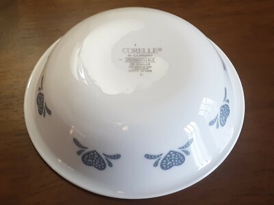 1 NEW Corning Corelle COUNTRY COTTAGE Blue Hearts 5-3/4'' Fruit Desert Bowl Small