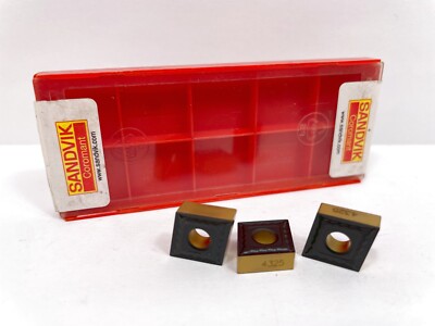SANDVIK CNMG431-QM CNMG120404-QM New Carbide Inserts Grade 4325 3pcs