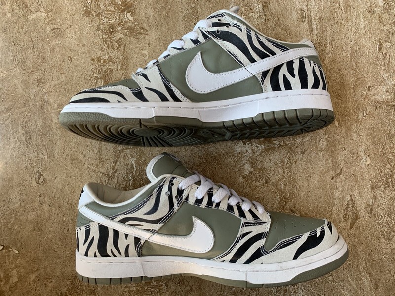 nike dunk low zebra