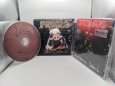Primus 3 CD Lot: Pork Soda,  Miscellaneous Debris, And The Chocolate Factory 