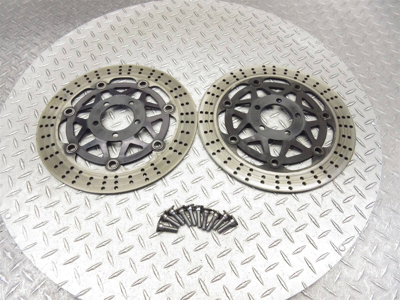 1995 95-99 Kawasaki ZX600F ZX6R Front Left Right Brake Rotor