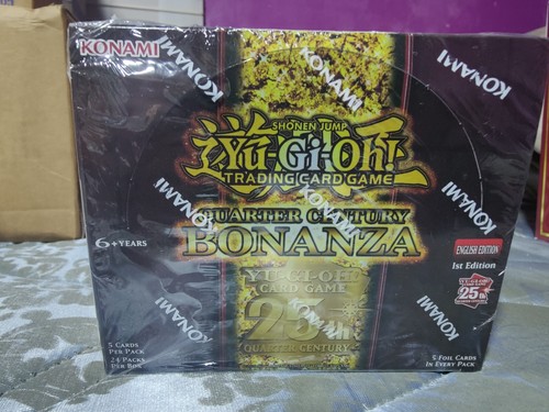 Yugioh Quarter Century BONANZA Booster Box 1st Edition