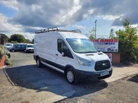 2015 ON 64 PLATE FORD TRANSIT 350 TDCI 125BHP L3H2 2200CC LWB DIESEL VAN NO VAT 