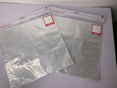 2 PKGS AMERICAN CRAFTS AMC76728 PHOTO PROTECTOR 12X12 FOR 4X6 PHOTOS 10PC(F-136)