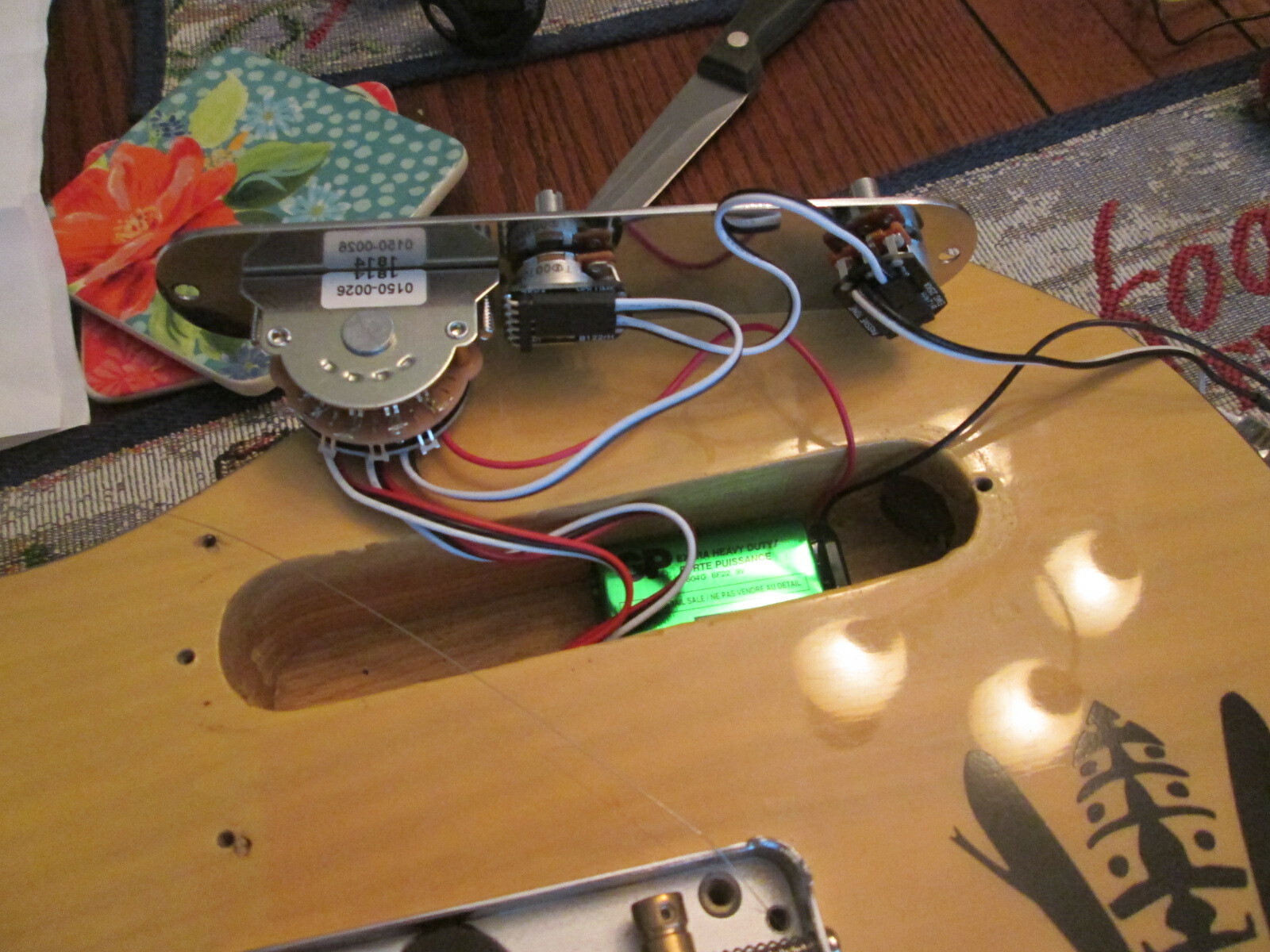 Emg Wiring Kit EMG 1 - 2 Pickup Conversion Wiring Kit Solderless PPP W ...