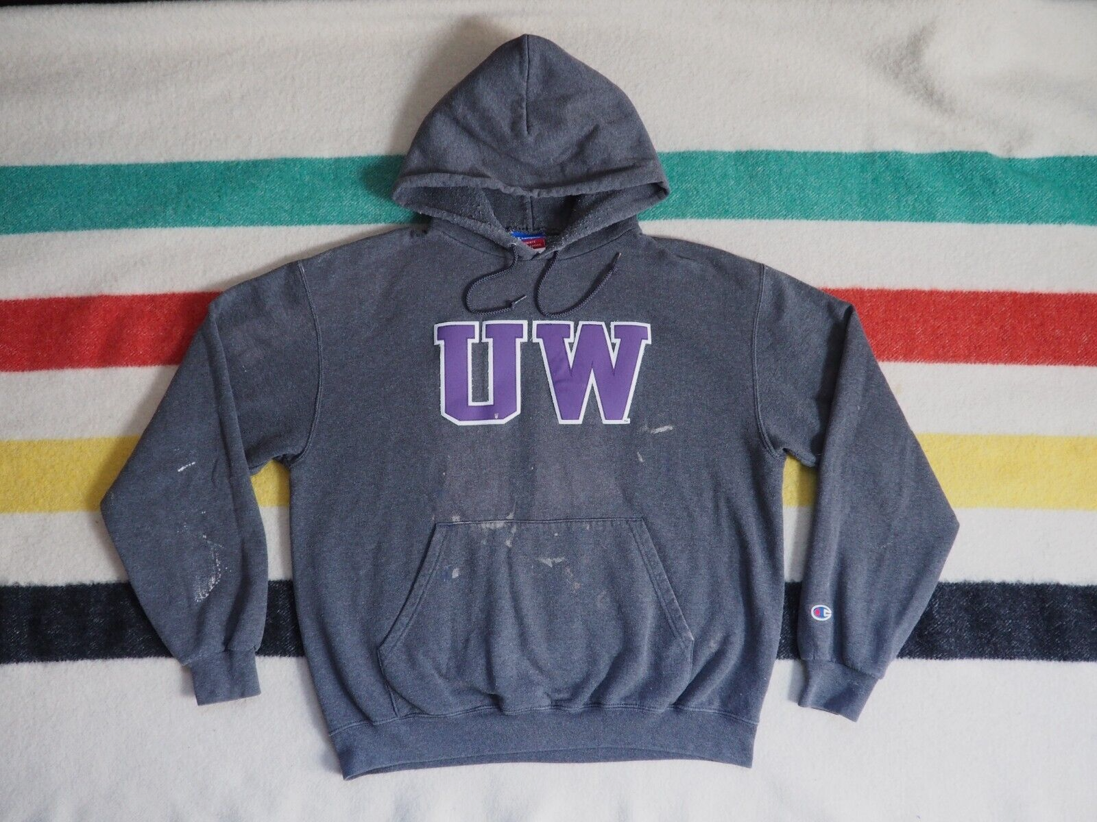 トップス 00s Champion premium reverse hoodie y2k Vintage 2000'S Champion Premium Reverse Weave Back Print