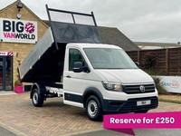Volkswagen Crafter CR35 TDI 140 STARTLINE MWB SINGLE CAB ALLOY TIPPER FWD