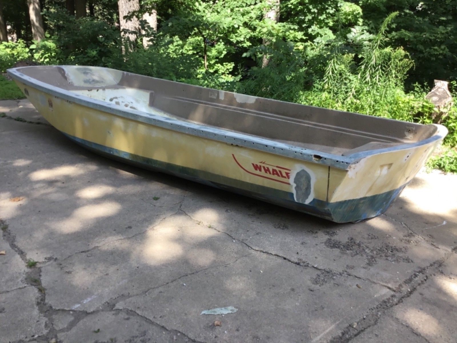 1974 Boston Whaler 13’ Sport Classic Boat Hull - For Parts or Restoration