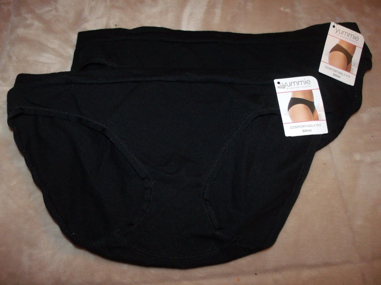 Bikini Solid Yummie Tummie Panties for Women