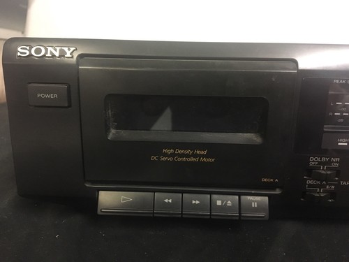 Sony Dual Cassette Deck Dolby Stereo Tape Player Recorder TC-WE305 EUC
