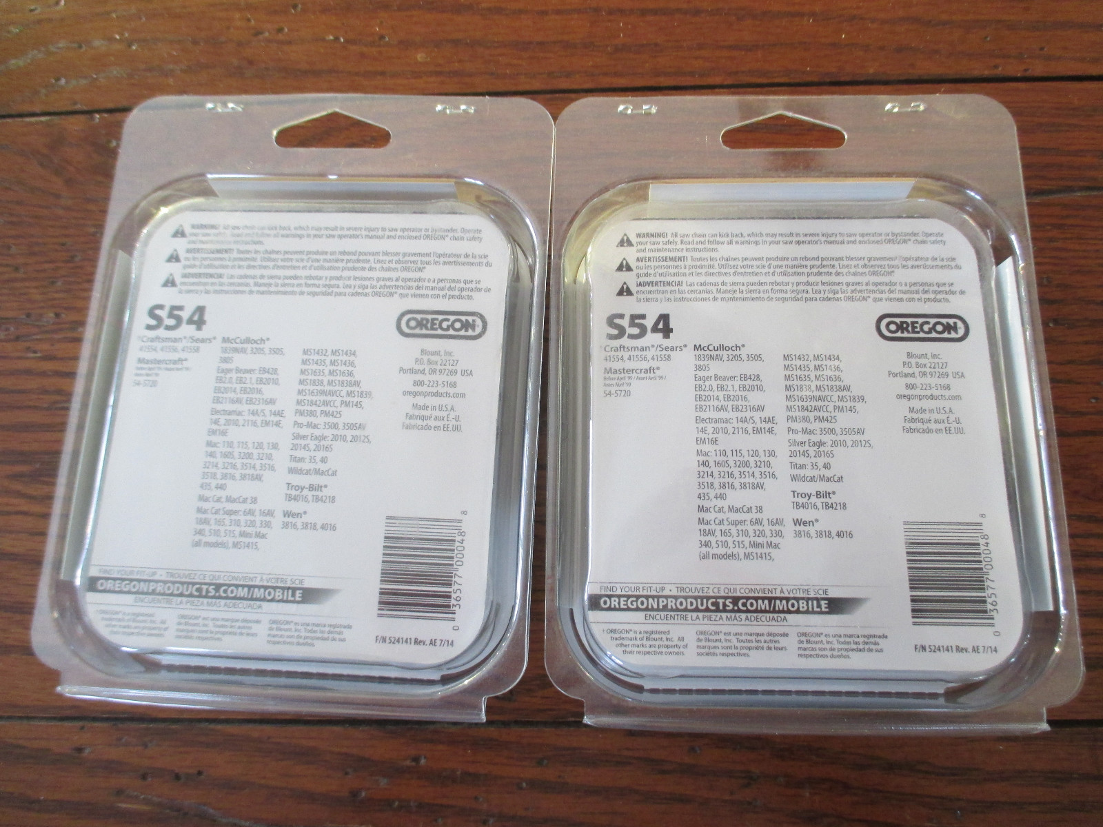 2 Oregon S54 Chainsaw 16