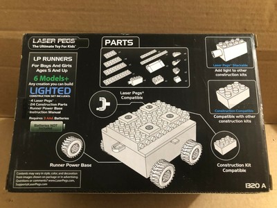 Laser Pegs Runners Tow Safety truck micro Tuner LP Lighted Runner New