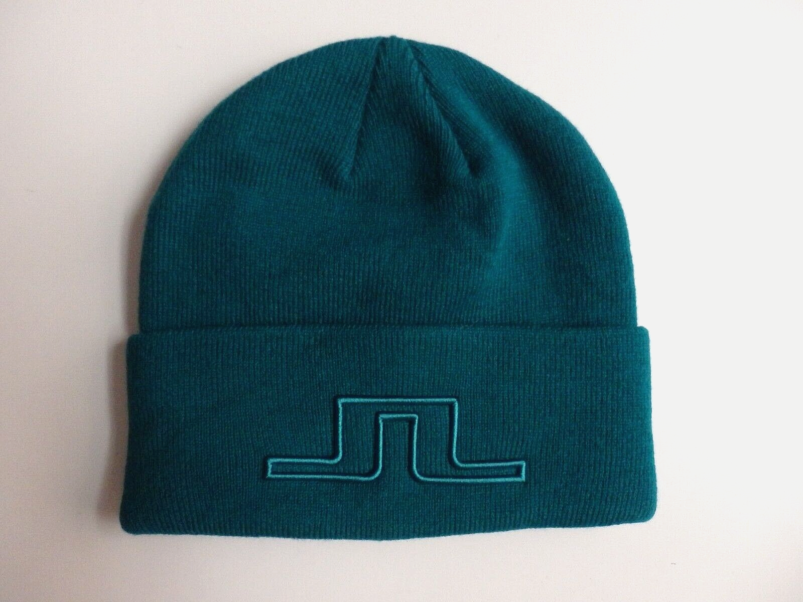 J.LINDEBERG｜BEANIES (Cory Beanie (AMAC09239-9999)) J. Lindeberg Cory Golf Ski Cap hat Beanie Peacock Green NEW