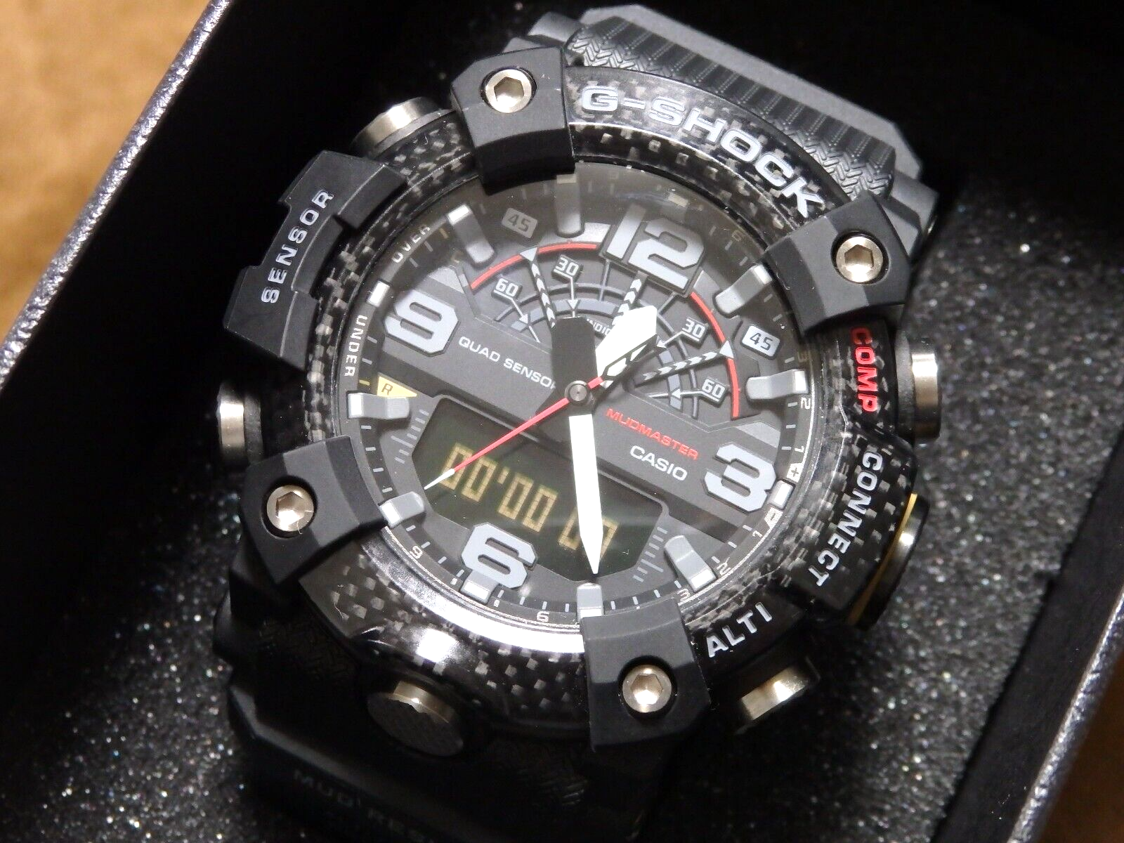 CASIO G-SHOCK MUDMASTER GG-B100-1AJF Black&Red Excellent+