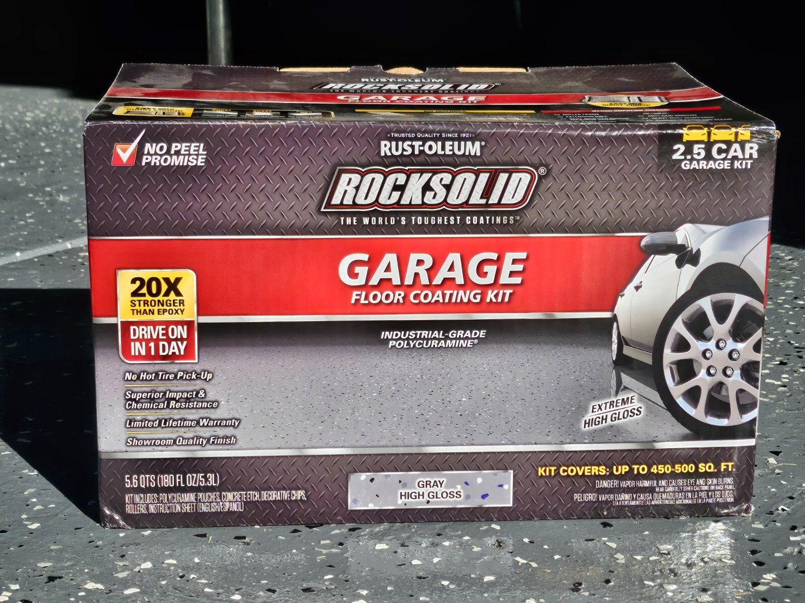 KEN自然薯～2kg～ Rust-Oleum 293513 Rocksolid Polycuramine Garage Oil Floor