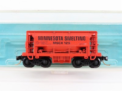 N Scale Atlas 3203 MSCX Minnesota Smelting Ore Car #125 w/ Load