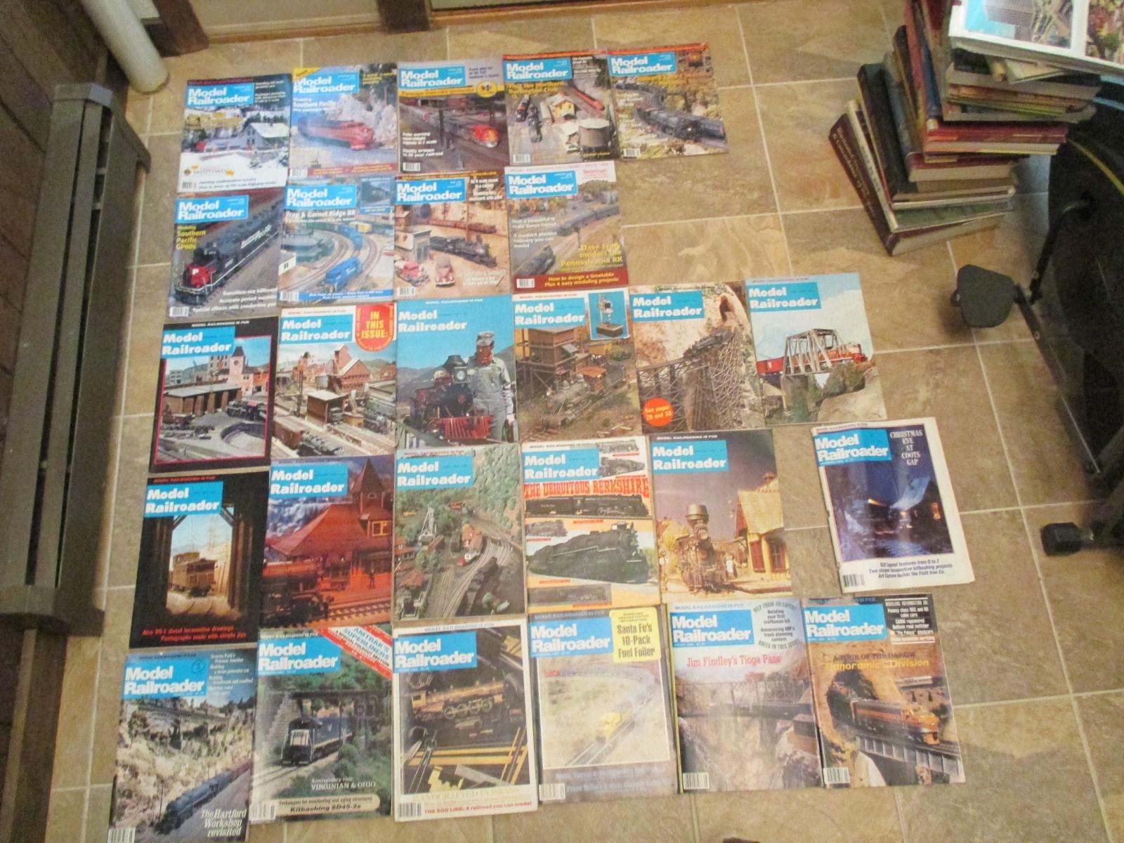 Model Railroader Railroad Trains Magazine incomplete 16 1/2 lbs 27 issues lot 3