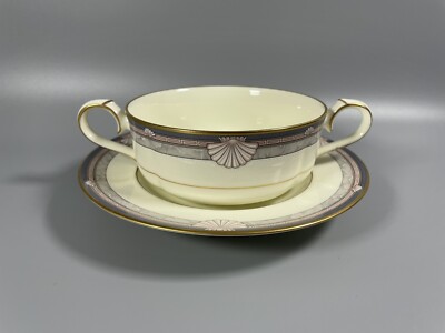 Noritake STANFORD COURT (9748) CREAM SOUP BOWL SETTING NEW