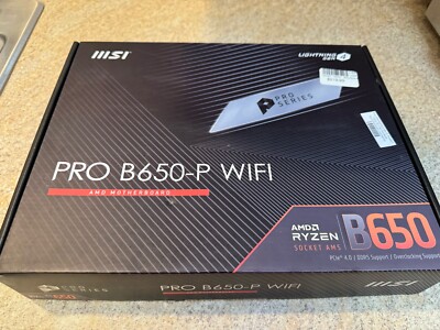 MSI Pro B650-P Wifi AMD AM5 ATX Motherboard BOX ONLY