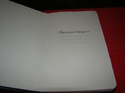 Black Leather-Like Journal - Unused - Approx. 8 3/4