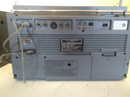 ESC Electronic Sports Cassette Vintage Portable Boombox Ghetto blast Metal tape