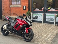 2016 Kawasaki Z1000sx sports touring motorcycle in Red. 