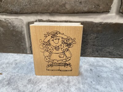 vintage rubber stamp by imaginations/country Girl