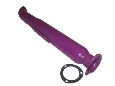 Flowtech 50231FLT Muffler Purple Hornie 3'' Inlet/3'' Outlet Purple Steel Each