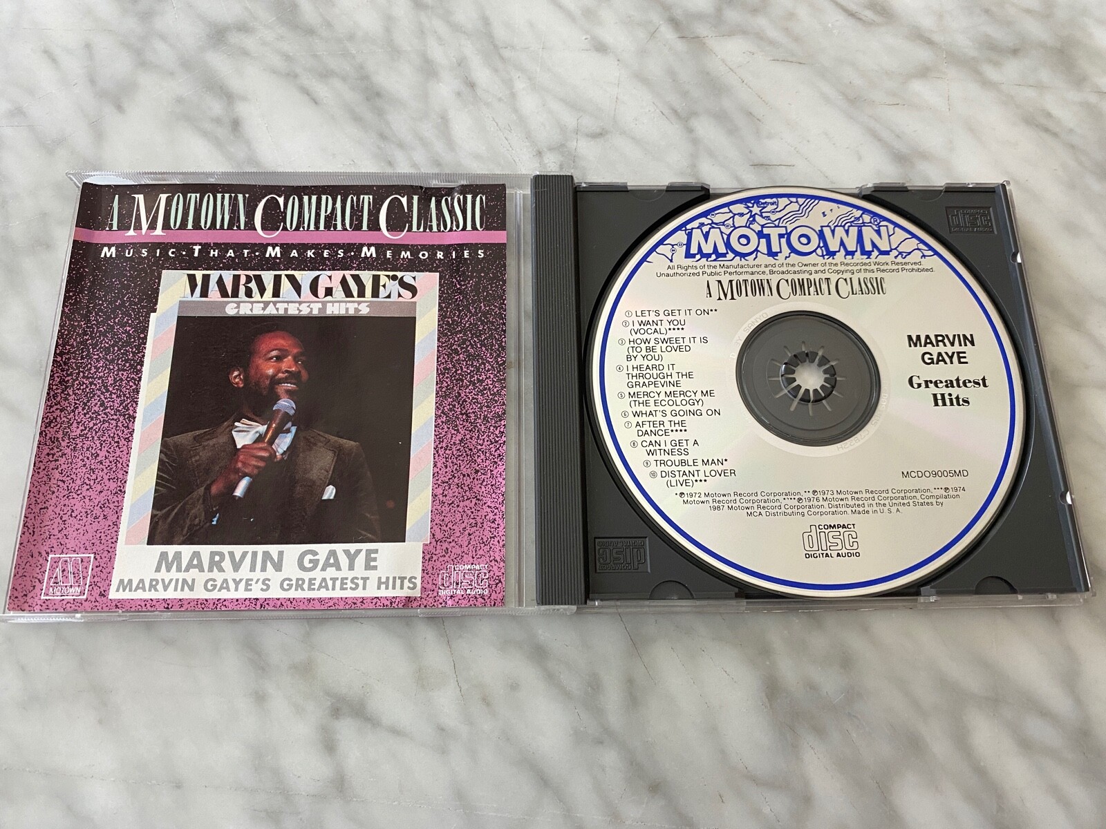 Marvin Gaye Greatest Hits CD MADE BY SANYO (JAPAN) TARGET