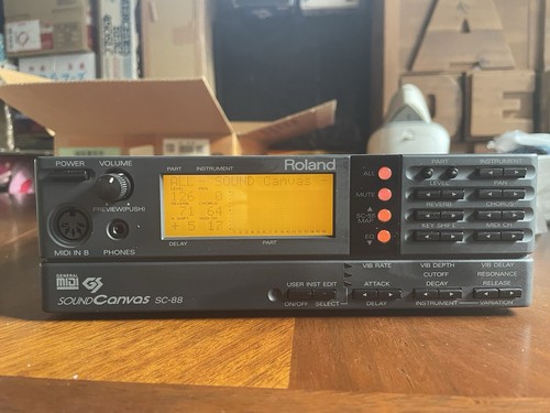 Roland SoundCanvas SC-88 Pro 通電・動作確認済 Roland SC-88 Pro